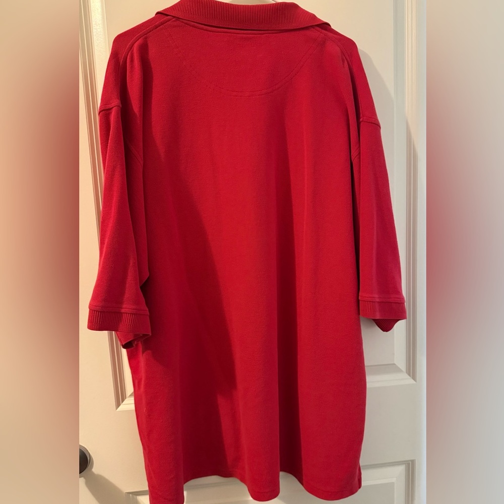 Tri Mountain Red Polo Shirt with Logo - Picture 2 of 7